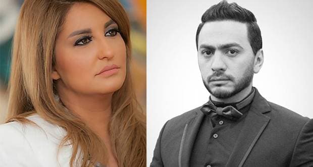 صورة غلاف مقالة عمل فني يجمع تامر حسني وشذى حسون