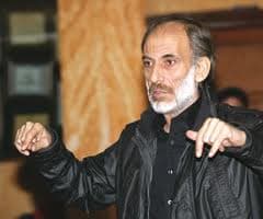 صورة غلاف مقالة "عرش الدم" على مسرح "أوبرا دمشق" بإدارة الفنان غسان مسعود.