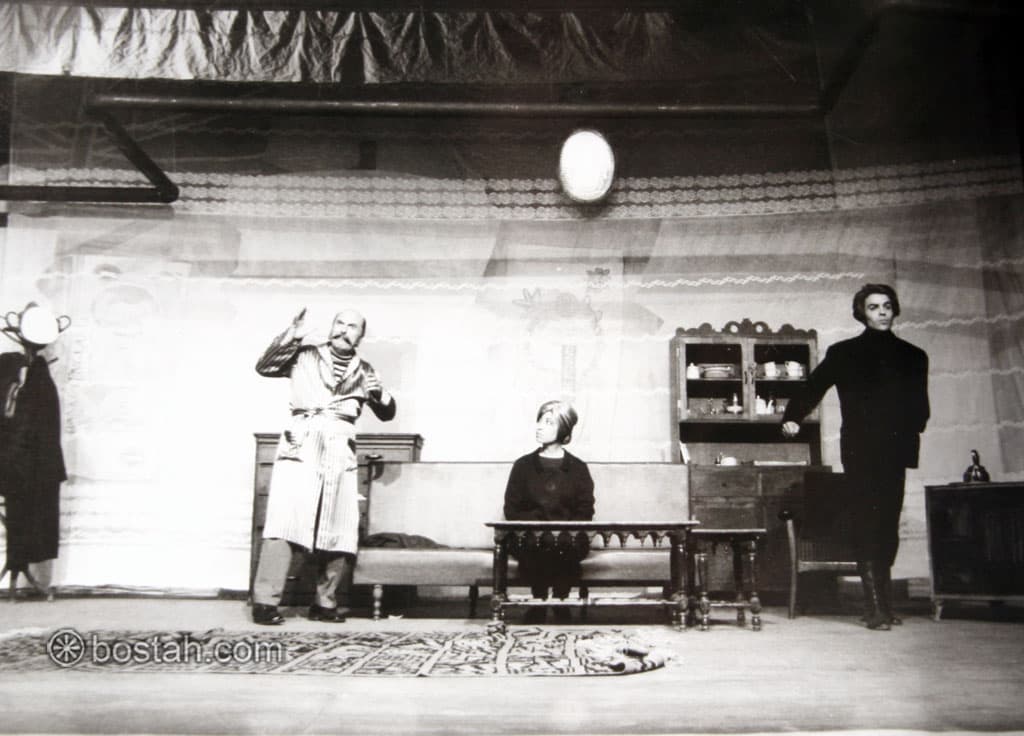 من مسرحية جونو والطاووس ل شون أوكيزي، إخراج محمد الطيب