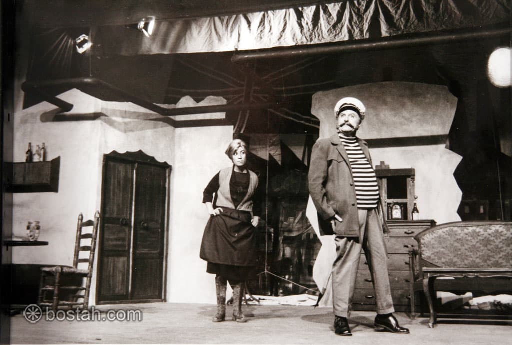 من مسرحية جونو والطاووس ل شون أوكيزي، إخراج محمد الطيب