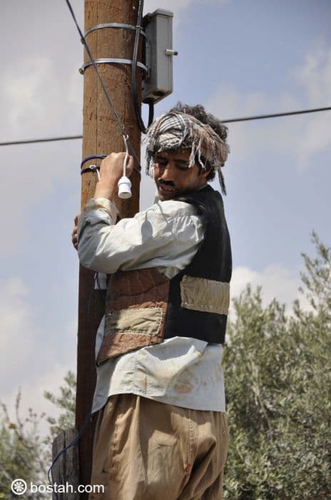 أبطال "خربة" في الصور الأولى من العمل على بوسطة