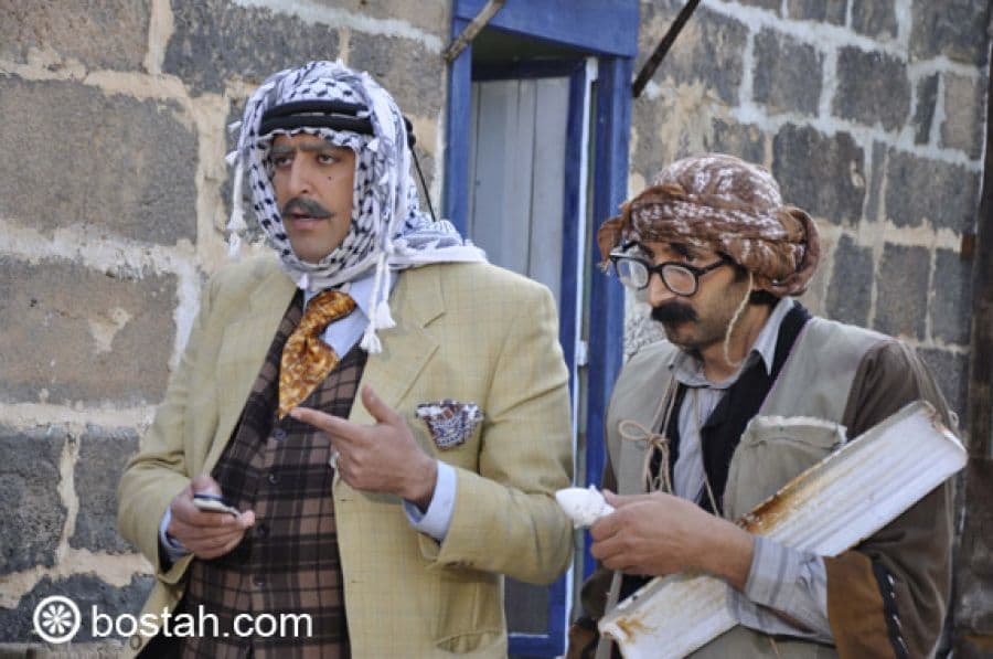 أبطال "خربة" في الصور الأولى من العمل على بوسطة