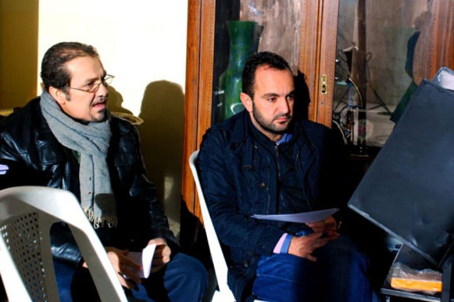 الصور الأولى لمسلسل ( للأرواح العارية ) على بوسطة