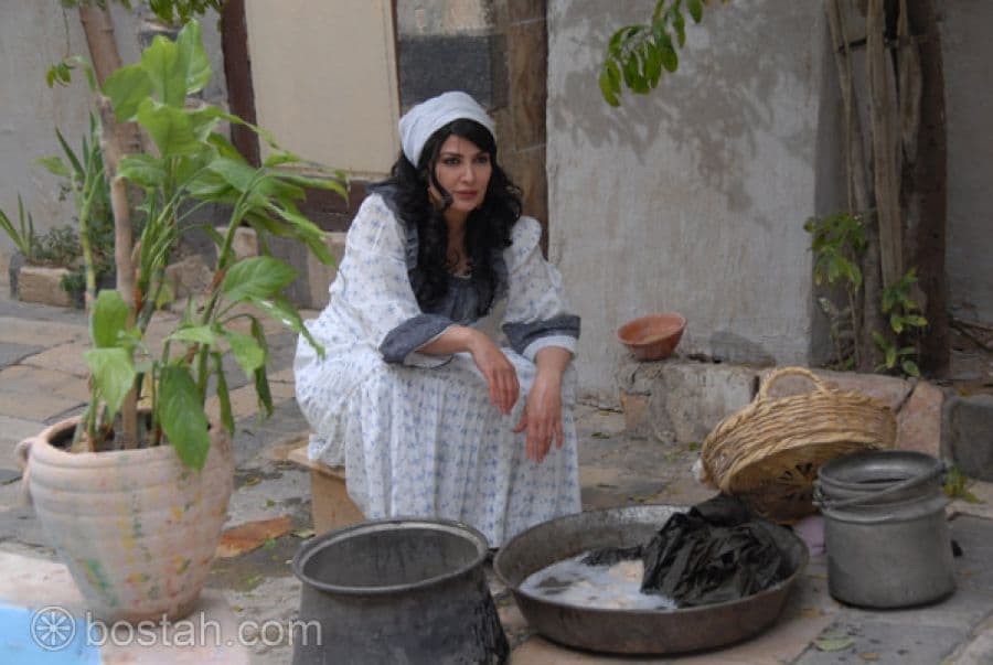 النجمة "مرح جبر" في ألبوم صور على "بوسطة" من "زمن البرغوت"