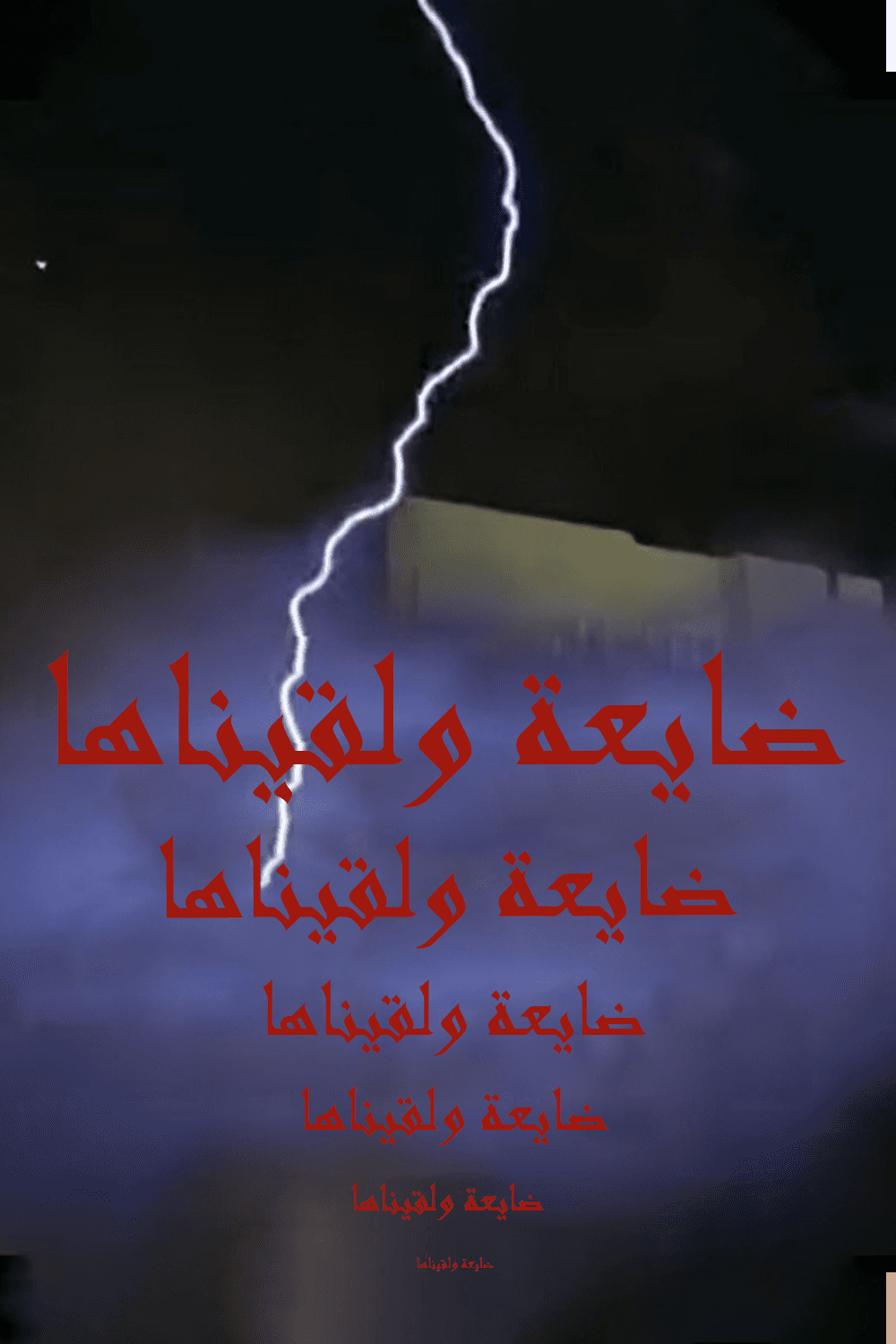 پوستر "ضايعة ولقيناها"