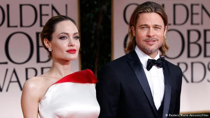 أنجلينا جولي وشريك حياتها براد بيت